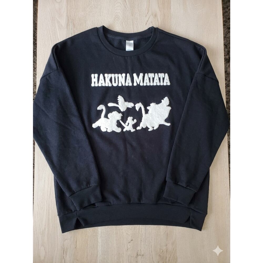 🦁 Disney Lion King "Hakuna Matata" Chenille Sweatshirt